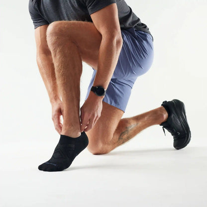 Run Targeted Cushion No Show Socks