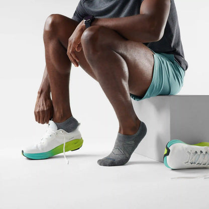 Run Targeted Cushion No Show Socks